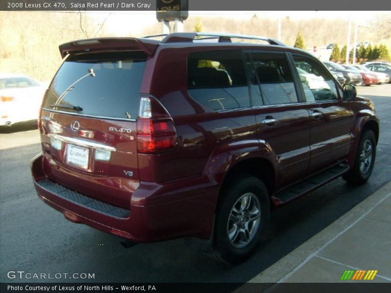 Salsa Red Pearl / Dark Gray 2008 Lexus GX 470