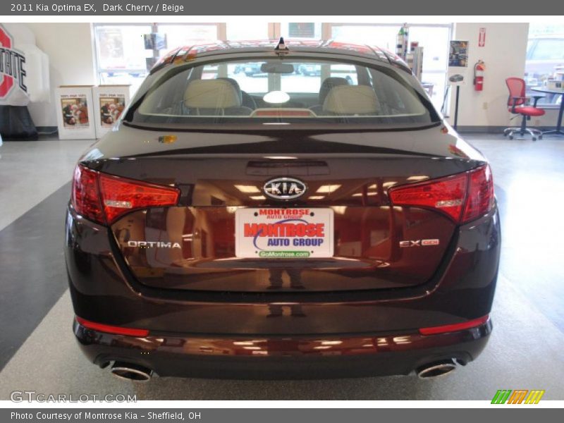 Dark Cherry / Beige 2011 Kia Optima EX