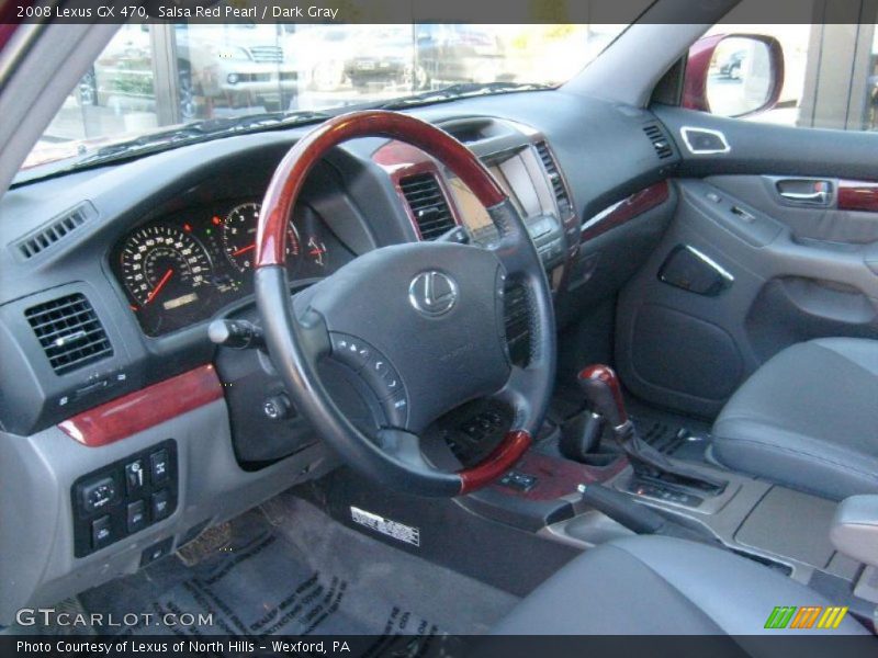 Salsa Red Pearl / Dark Gray 2008 Lexus GX 470