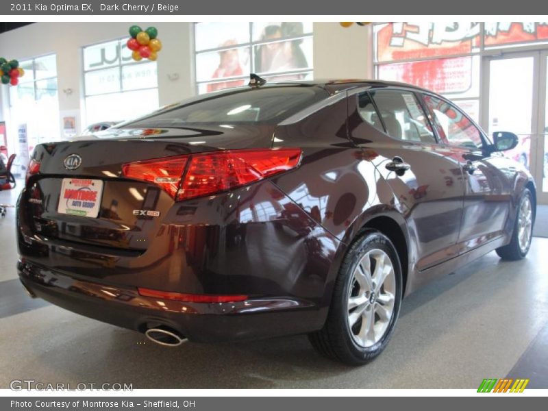 Dark Cherry / Beige 2011 Kia Optima EX