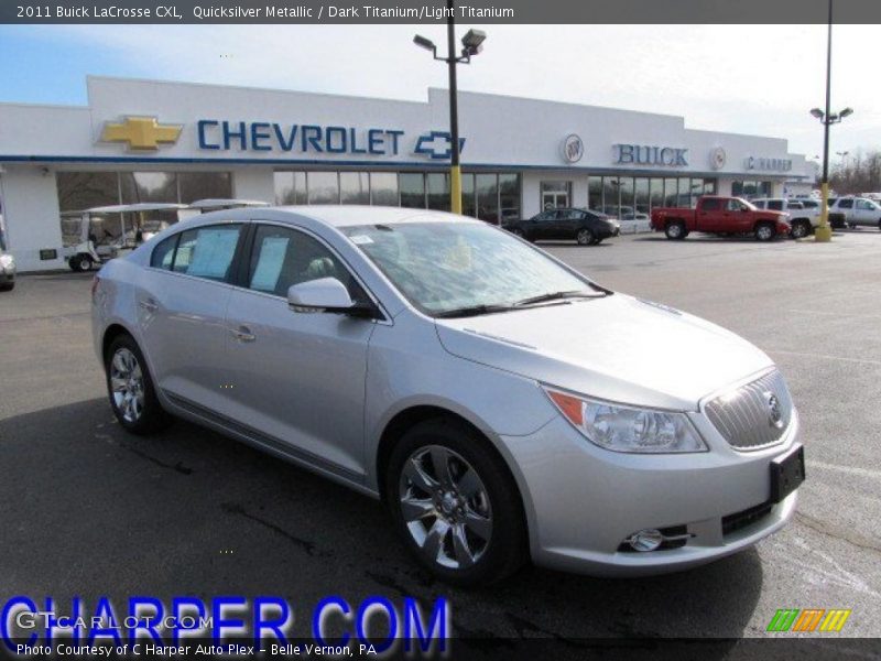 Quicksilver Metallic / Dark Titanium/Light Titanium 2011 Buick LaCrosse CXL