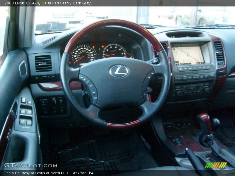Salsa Red Pearl / Dark Gray 2008 Lexus GX 470