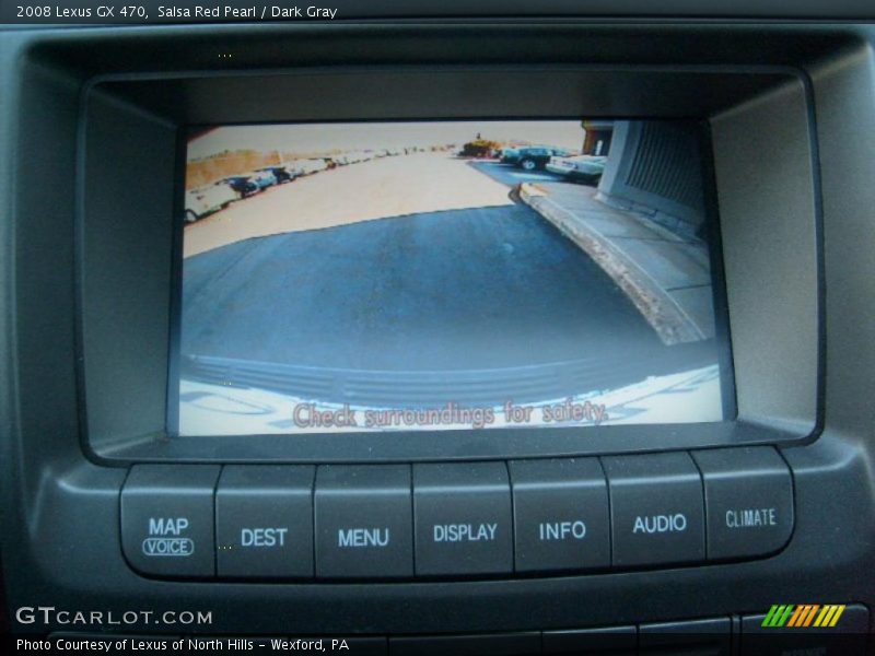 Salsa Red Pearl / Dark Gray 2008 Lexus GX 470