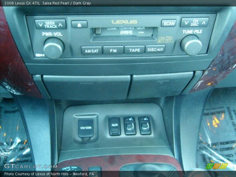 Salsa Red Pearl / Dark Gray 2008 Lexus GX 470