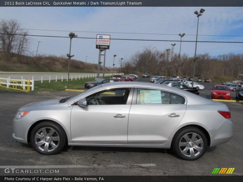 Quicksilver Metallic / Dark Titanium/Light Titanium 2011 Buick LaCrosse CXL