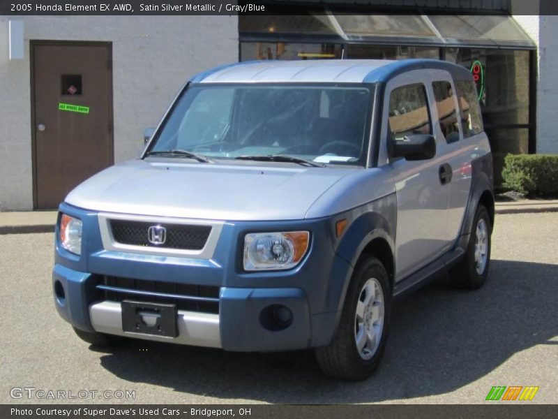 Satin Silver Metallic / Gray/Blue 2005 Honda Element EX AWD
