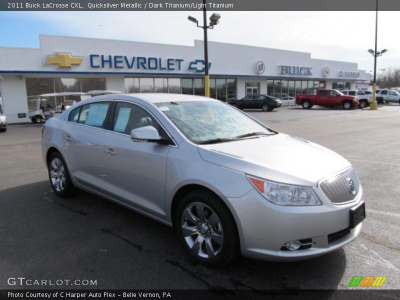 Quicksilver Metallic / Dark Titanium/Light Titanium 2011 Buick LaCrosse CXL