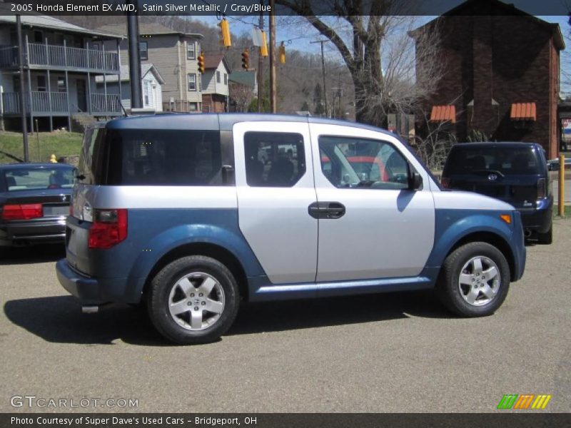 Satin Silver Metallic / Gray/Blue 2005 Honda Element EX AWD