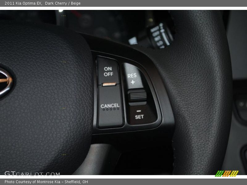 Dark Cherry / Beige 2011 Kia Optima EX