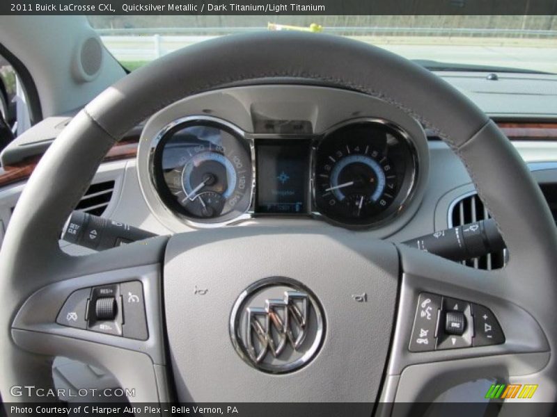 Quicksilver Metallic / Dark Titanium/Light Titanium 2011 Buick LaCrosse CXL