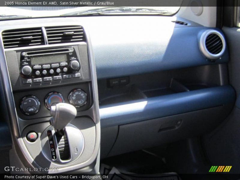 Satin Silver Metallic / Gray/Blue 2005 Honda Element EX AWD