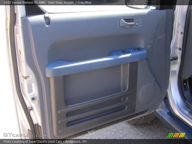 Satin Silver Metallic / Gray/Blue 2005 Honda Element EX AWD
