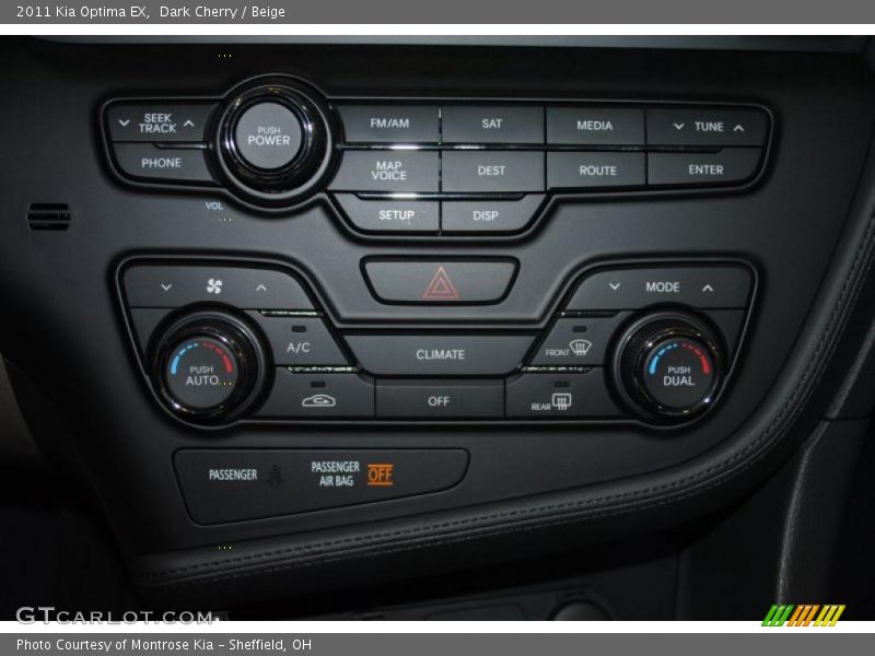 Dark Cherry / Beige 2011 Kia Optima EX
