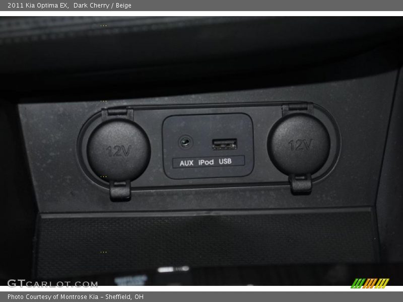 Dark Cherry / Beige 2011 Kia Optima EX