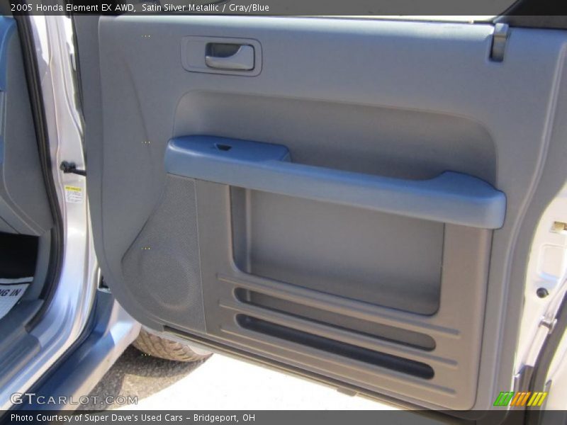 Satin Silver Metallic / Gray/Blue 2005 Honda Element EX AWD
