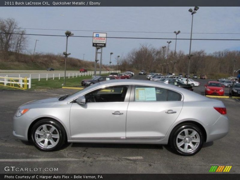Quicksilver Metallic / Ebony 2011 Buick LaCrosse CXL