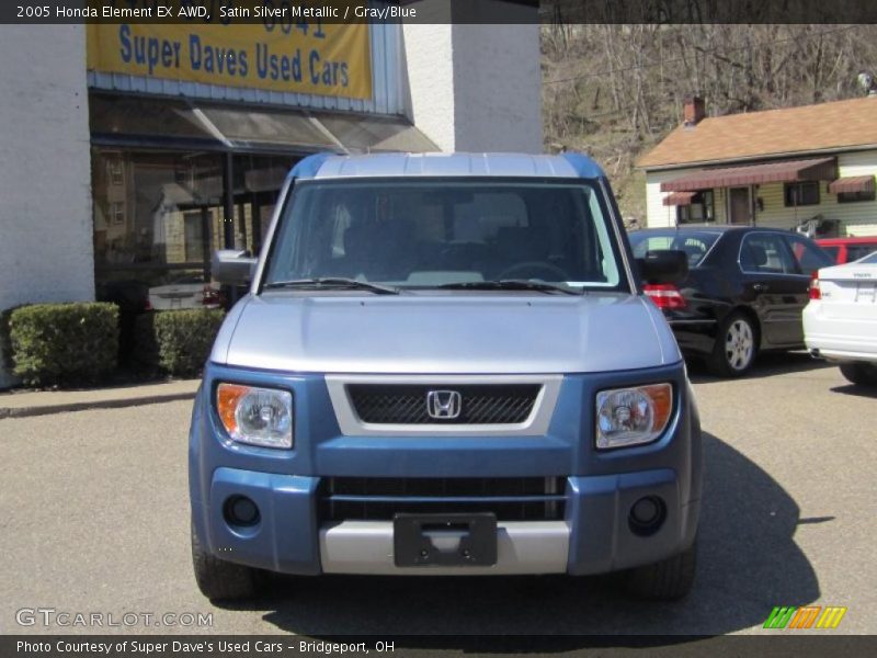 Satin Silver Metallic / Gray/Blue 2005 Honda Element EX AWD