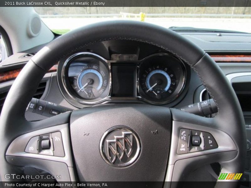 Quicksilver Metallic / Ebony 2011 Buick LaCrosse CXL