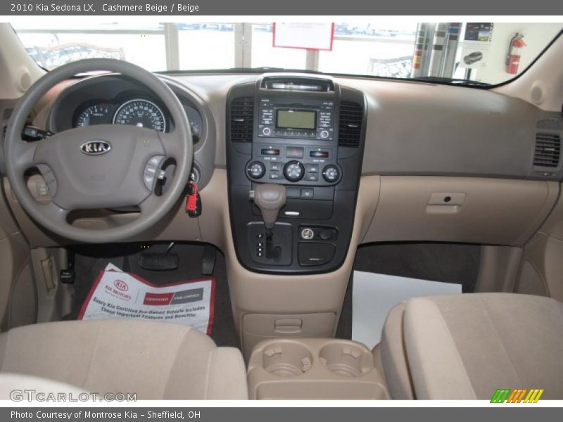 Cashmere Beige / Beige 2010 Kia Sedona LX