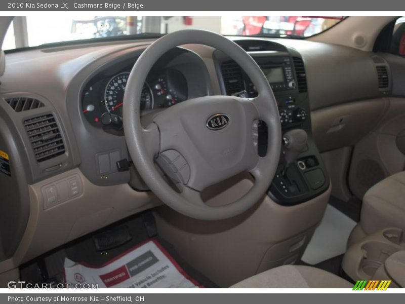 Cashmere Beige / Beige 2010 Kia Sedona LX