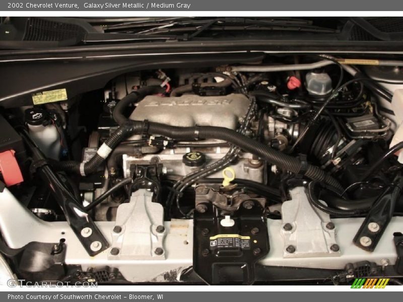 Galaxy Silver Metallic / Medium Gray 2002 Chevrolet Venture