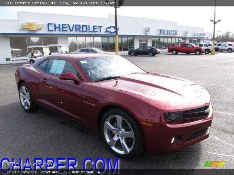 Red Jewel Metallic / Black 2011 Chevrolet Camaro LT/RS Coupe
