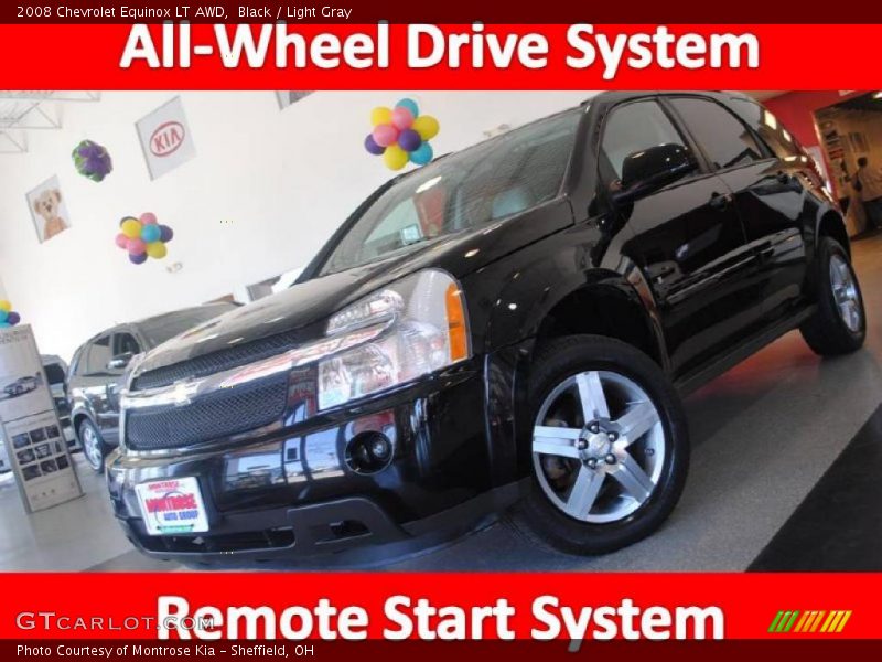 Black / Light Gray 2008 Chevrolet Equinox LT AWD