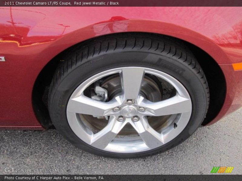 Red Jewel Metallic / Black 2011 Chevrolet Camaro LT/RS Coupe