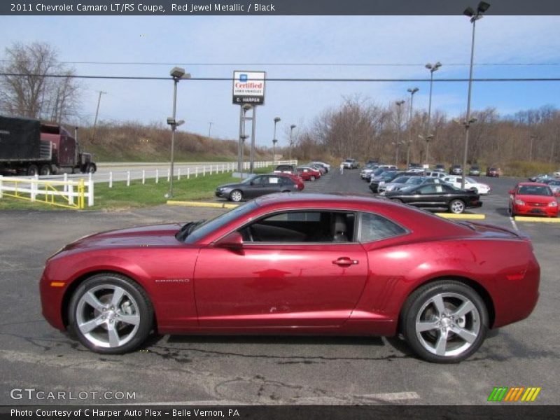 Red Jewel Metallic / Black 2011 Chevrolet Camaro LT/RS Coupe
