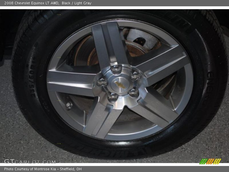 Black / Light Gray 2008 Chevrolet Equinox LT AWD