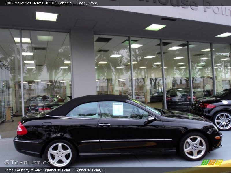Black / Stone 2004 Mercedes-Benz CLK 500 Cabriolet