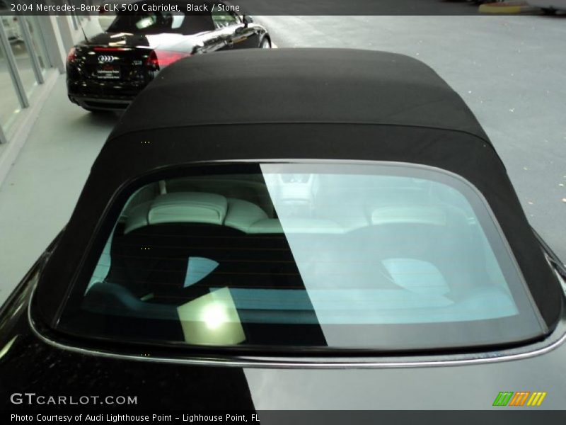 Black / Stone 2004 Mercedes-Benz CLK 500 Cabriolet