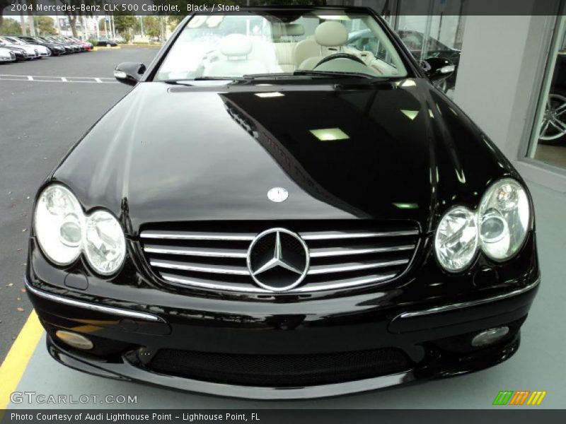 Black / Stone 2004 Mercedes-Benz CLK 500 Cabriolet