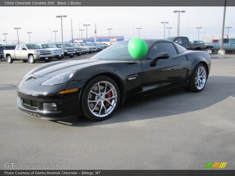 Black / Ebony 2009 Chevrolet Corvette Z06
