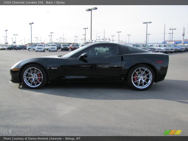 Black / Ebony 2009 Chevrolet Corvette Z06