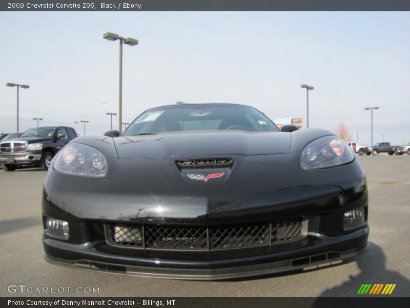 Black / Ebony 2009 Chevrolet Corvette Z06