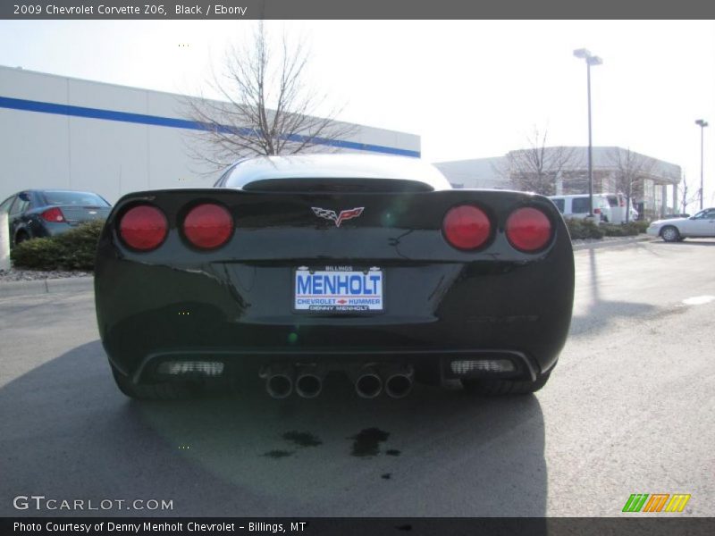 Black / Ebony 2009 Chevrolet Corvette Z06