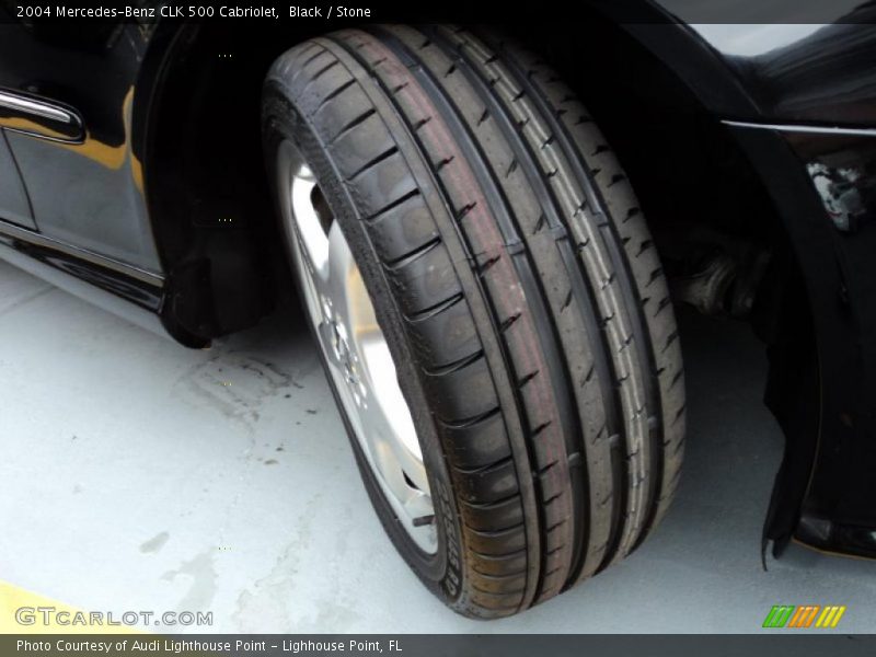 Black / Stone 2004 Mercedes-Benz CLK 500 Cabriolet