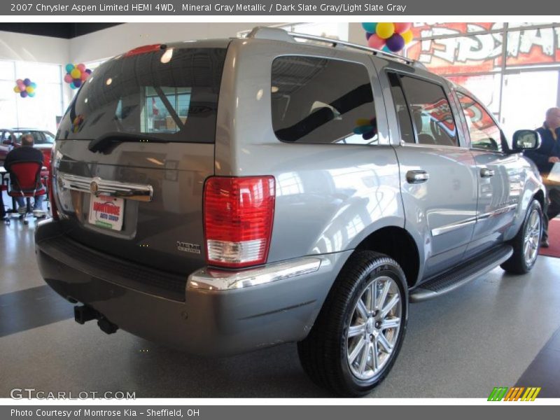 Mineral Gray Metallic / Dark Slate Gray/Light Slate Gray 2007 Chrysler Aspen Limited HEMI 4WD