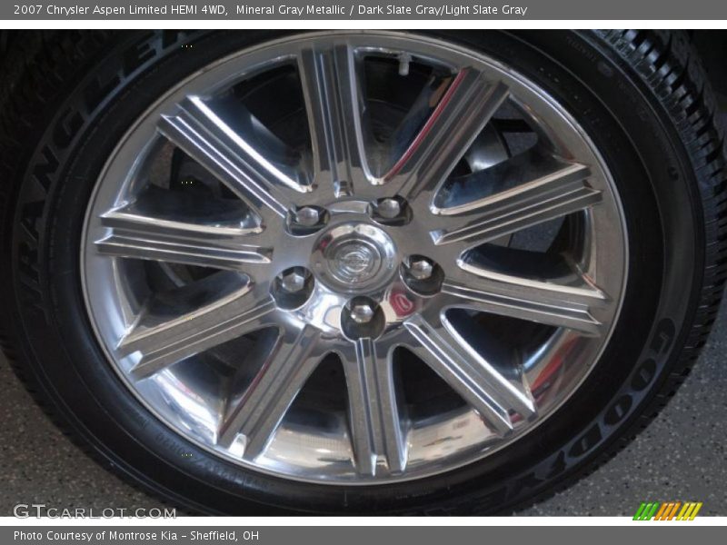 Mineral Gray Metallic / Dark Slate Gray/Light Slate Gray 2007 Chrysler Aspen Limited HEMI 4WD