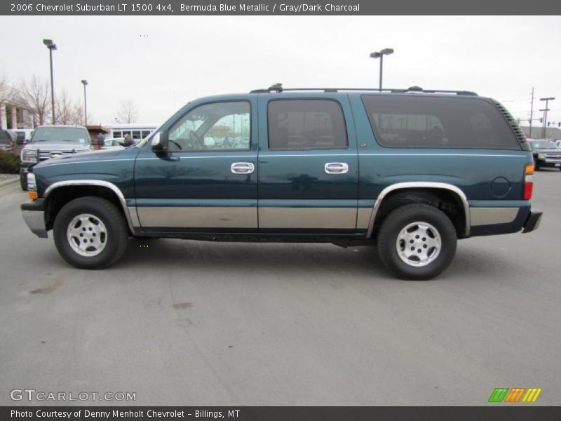 Bermuda Blue Metallic / Gray/Dark Charcoal 2006 Chevrolet Suburban LT 1500 4x4
