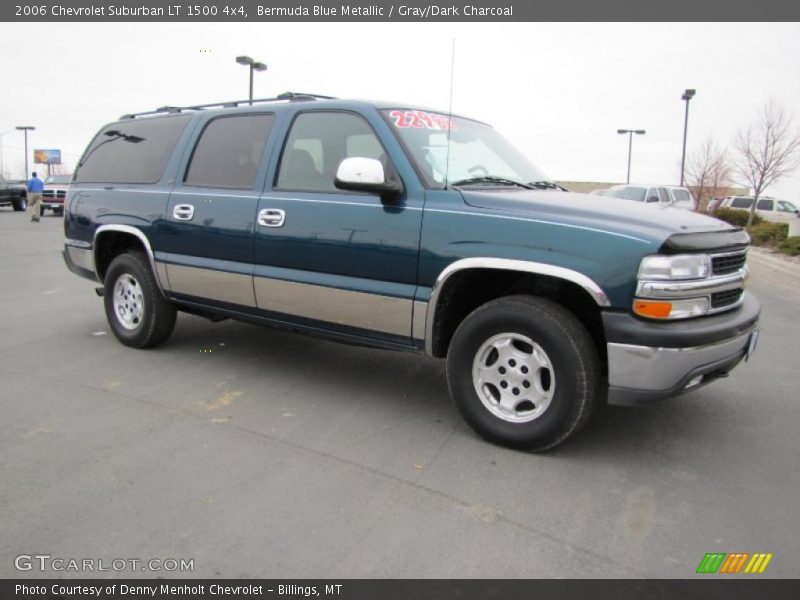 Bermuda Blue Metallic / Gray/Dark Charcoal 2006 Chevrolet Suburban LT 1500 4x4