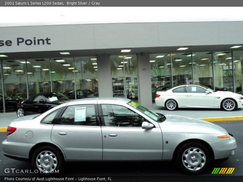 Bright Silver / Gray 2001 Saturn L Series L200 Sedan