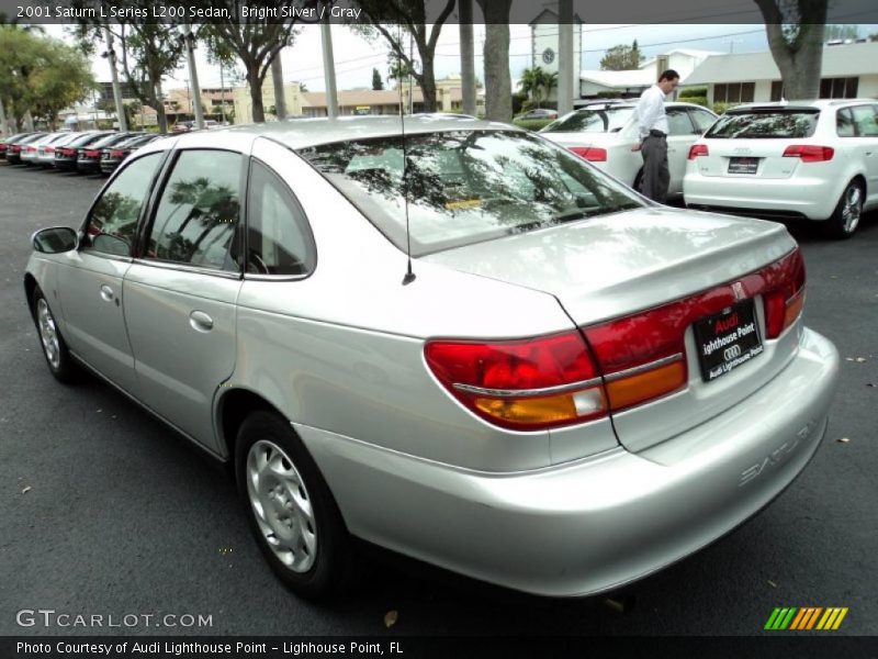 Bright Silver / Gray 2001 Saturn L Series L200 Sedan