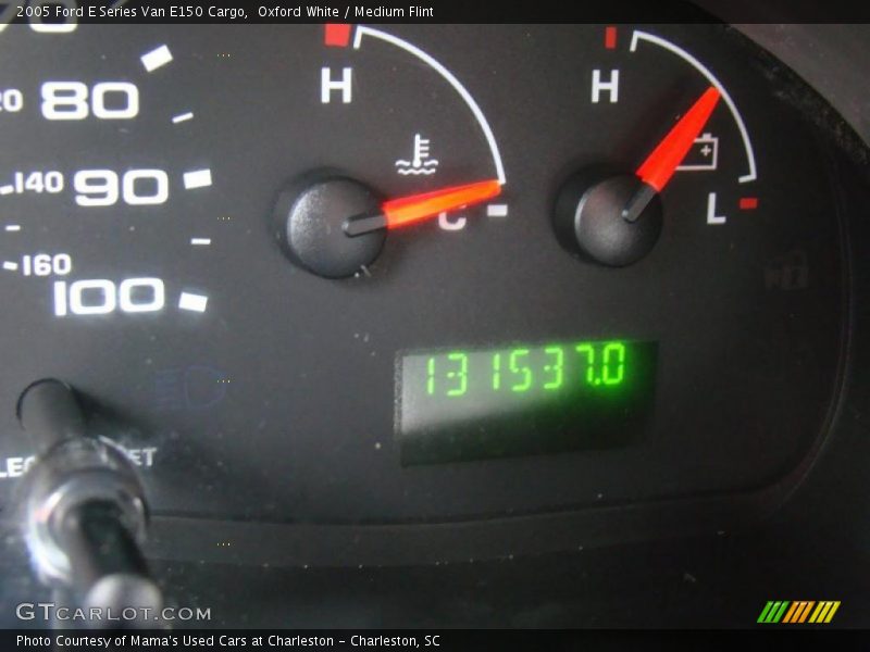Oxford White / Medium Flint 2005 Ford E Series Van E150 Cargo