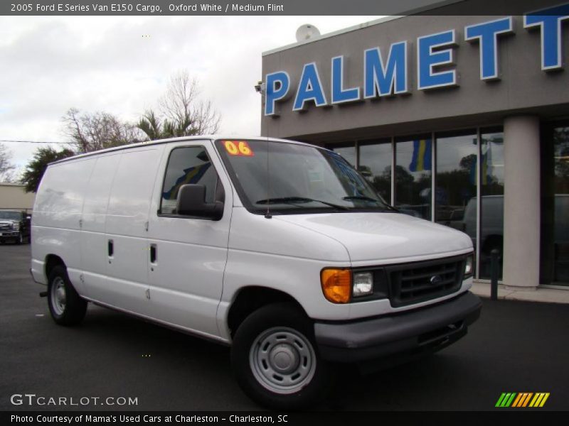 Oxford White / Medium Flint 2005 Ford E Series Van E150 Cargo