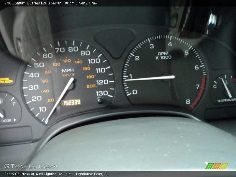 Bright Silver / Gray 2001 Saturn L Series L200 Sedan