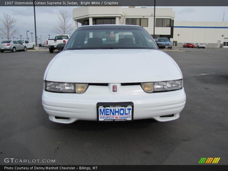 Bright White / Graphite 1997 Oldsmobile Cutlass Supreme SL Sedan