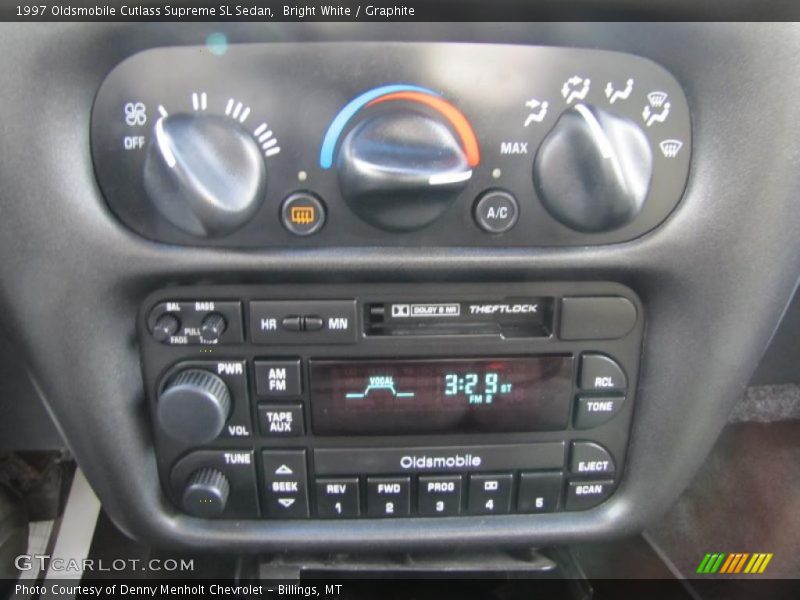 Controls of 1997 Cutlass Supreme SL Sedan