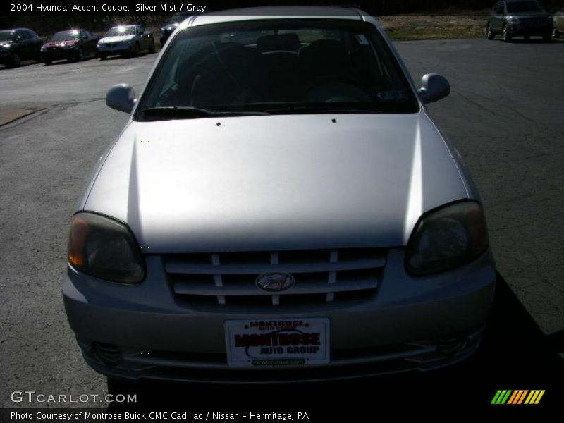 Silver Mist / Gray 2004 Hyundai Accent Coupe